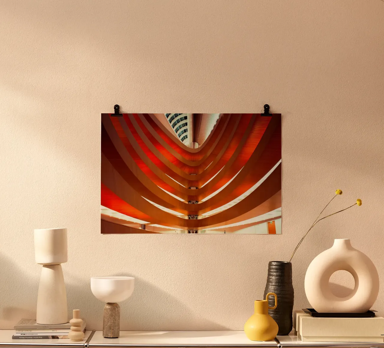 the balance architect poster con telaio in legno da lily