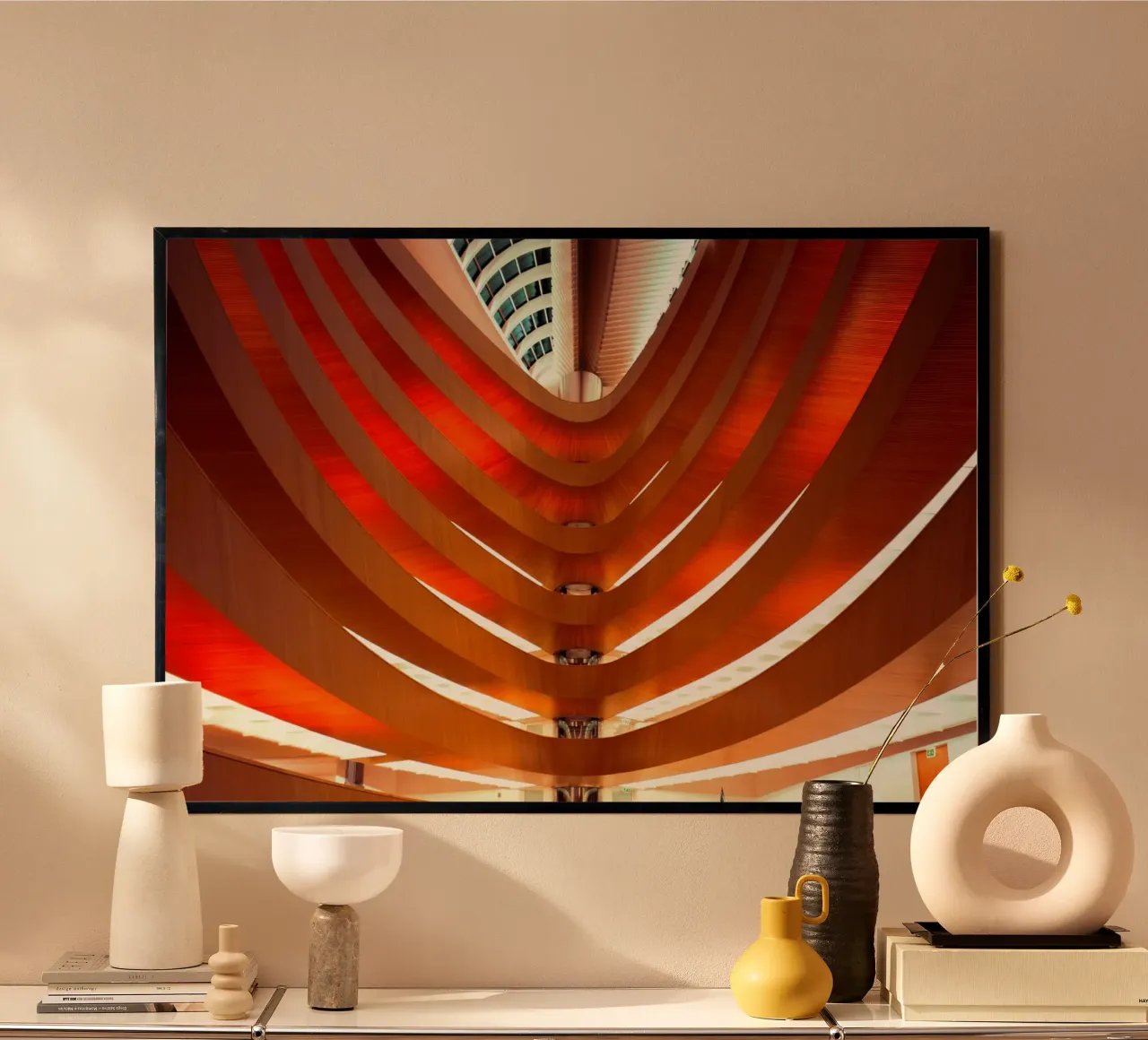 the balance architect poster con telaio in legno da lily
