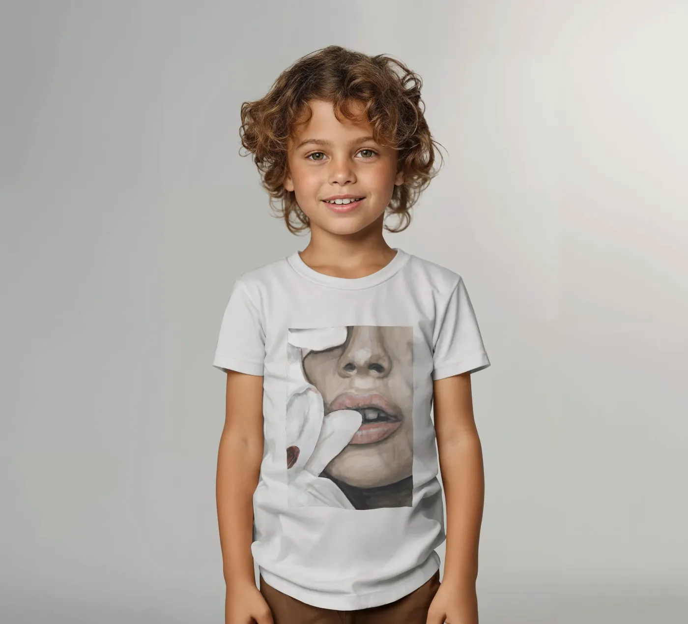 BLUSH kinder t-shirt van Adele.Grace
