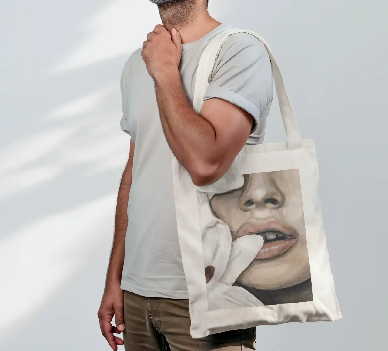 BLUSH borsa in juta da Adele.Grace