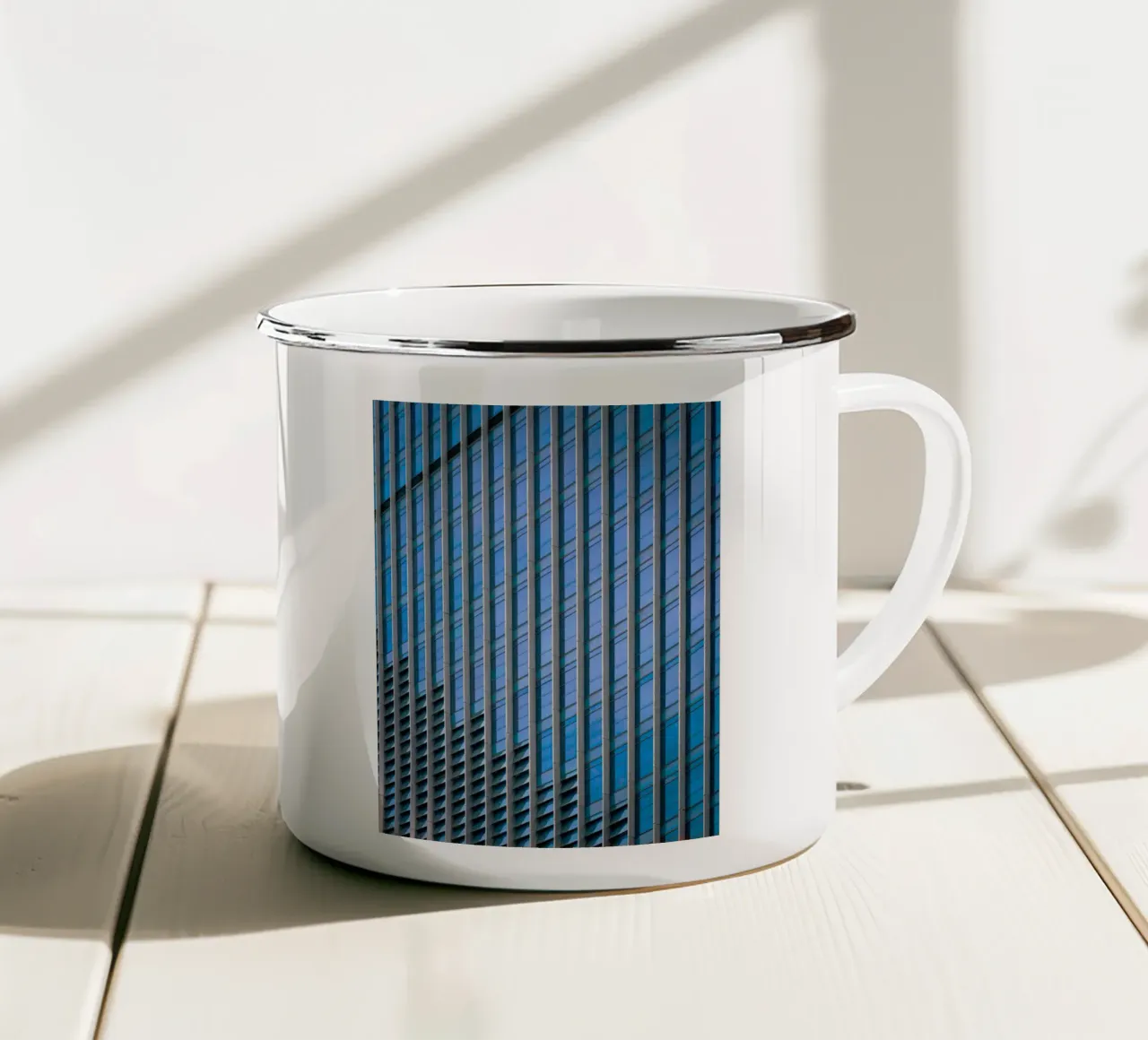 shining building tazza in smalto da kichin