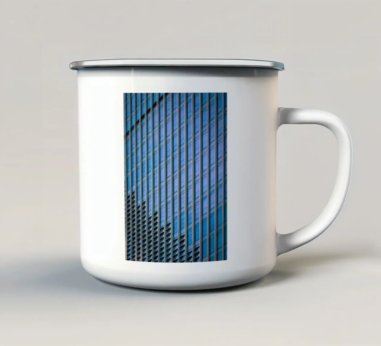 shining building tazza in smalto da kichin
