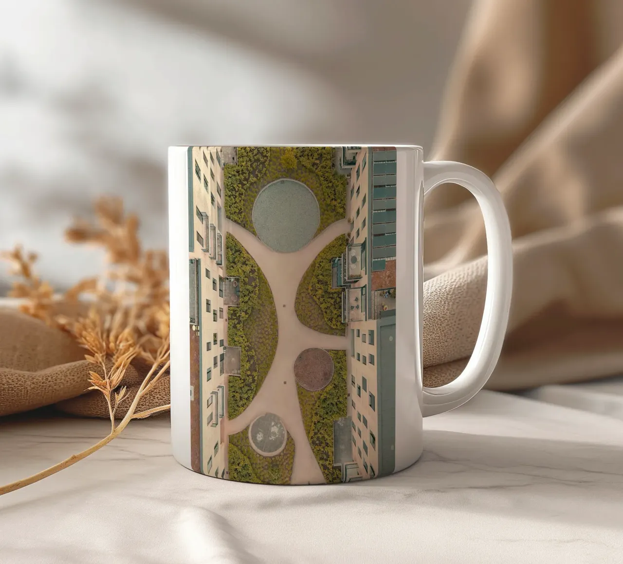 the circle campus tazza in ceramica da kichin