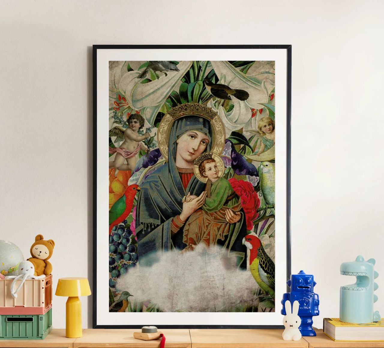 Saints: Madonna and Child poster de Elo Marc