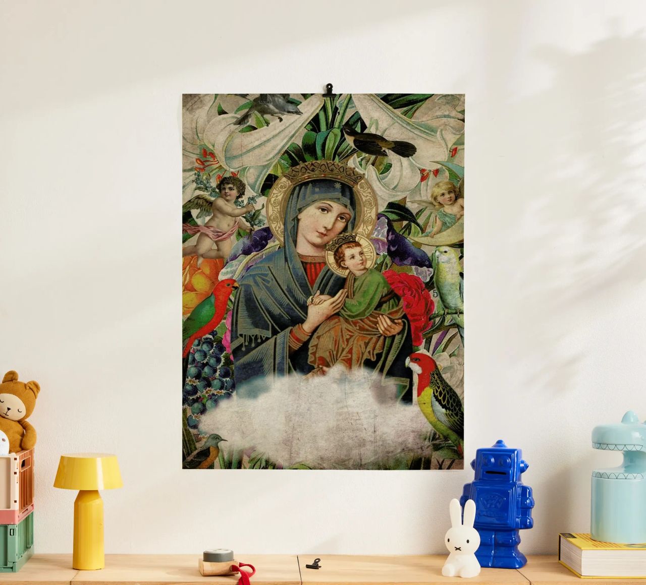 Saints: Madonna and Child poster de Elo Marc