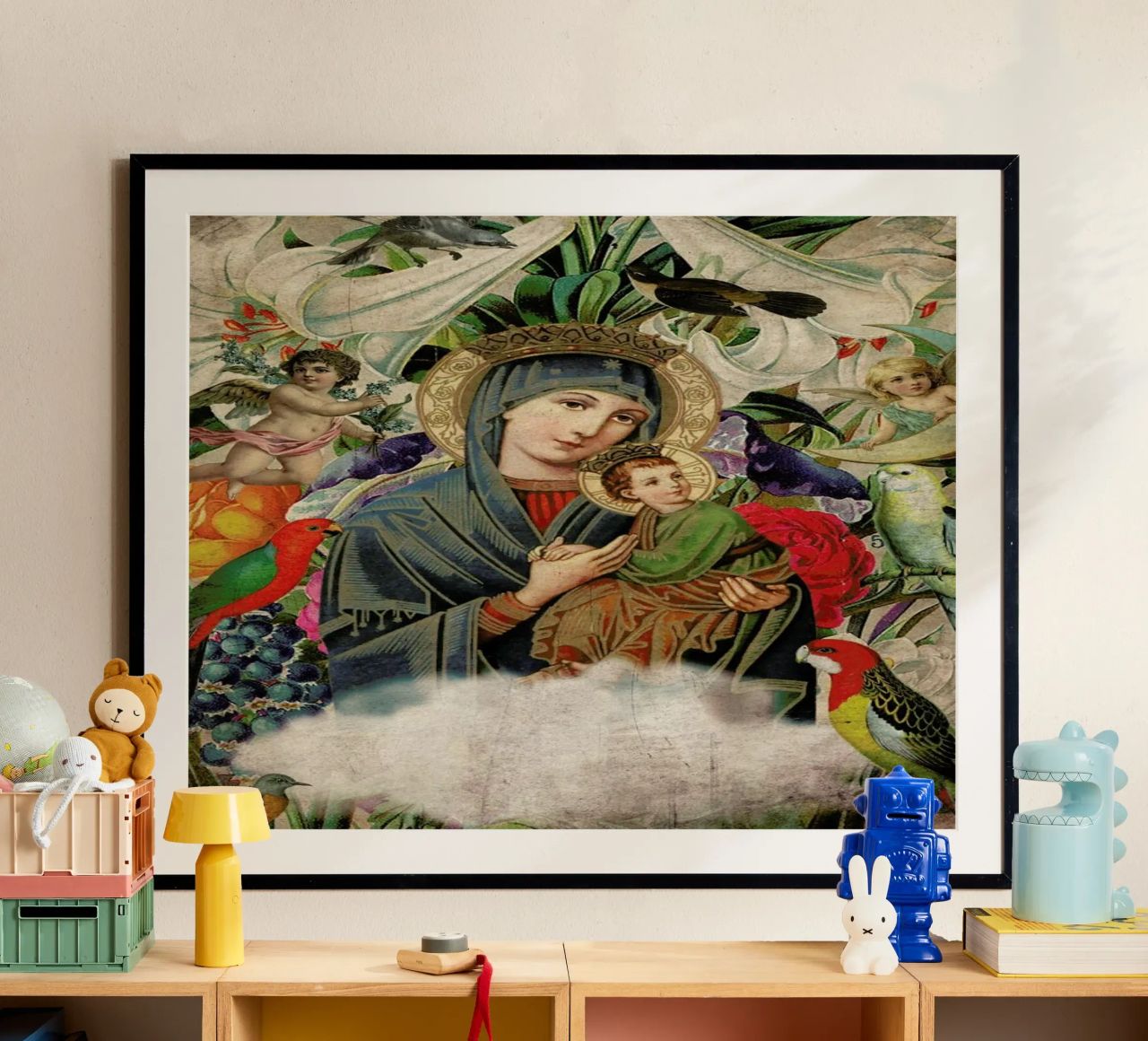Saints: Madonna and Child poster de Elo Marc