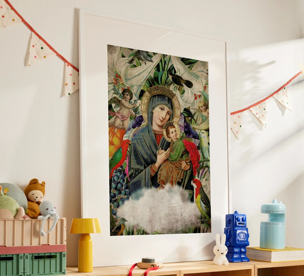 Saints: Madonna and Child poster de Elo Marc