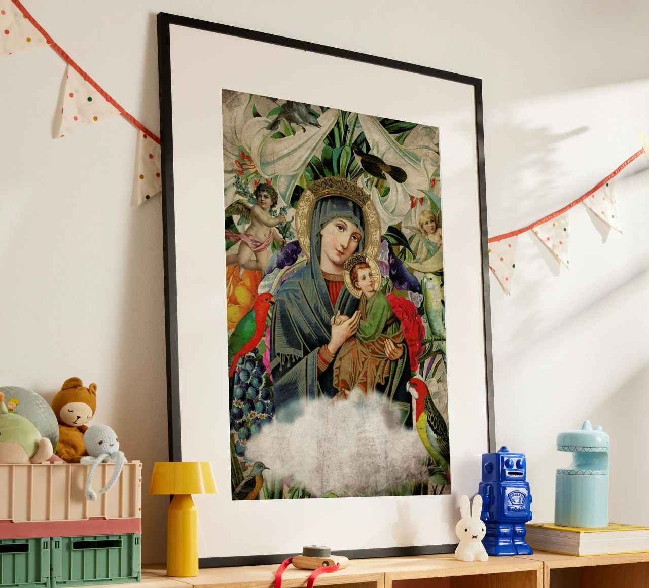 Saints: Madonna and Child poster de Elo Marc