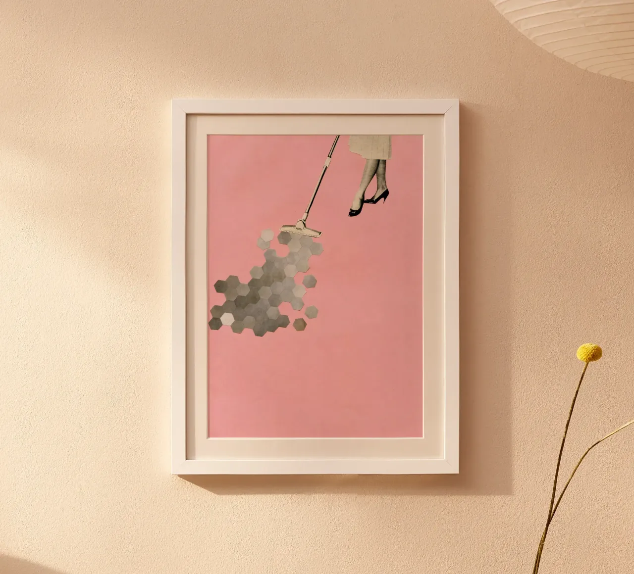 Raccogliere i pezzi poster con telaio in plastica da Cassia Beck Collage