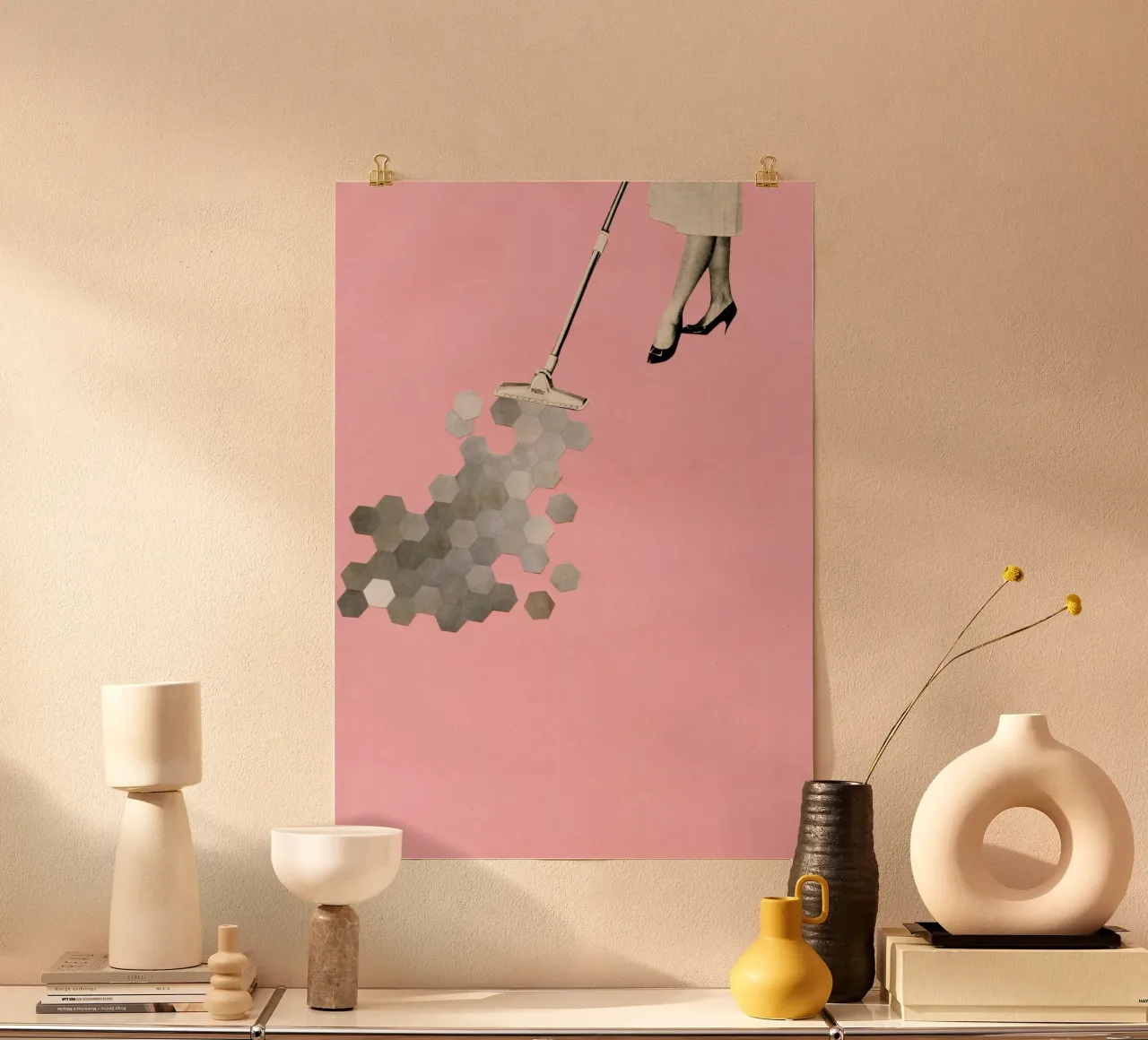 Raccogliere i pezzi poster con telaio in plastica da Cassia Beck Collage
