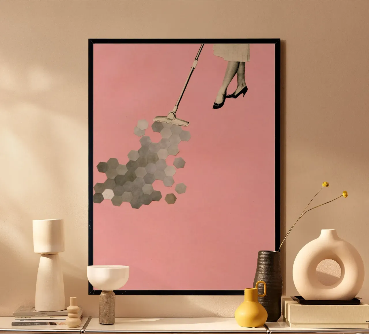 Raccogliere i pezzi poster con telaio in plastica da Cassia Beck Collage