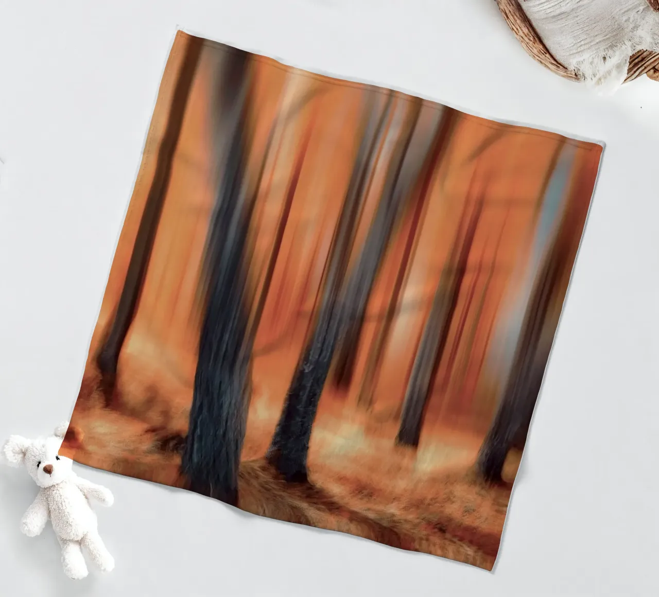 the color forest coperta in pile da kichin