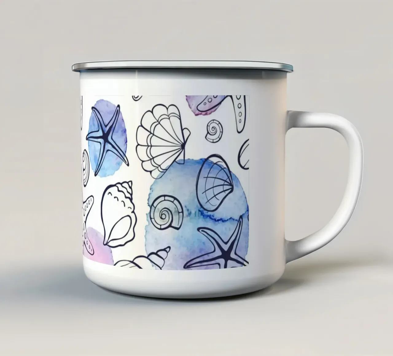 Modello estivo tazza in smalto da Unicorn Unlimited