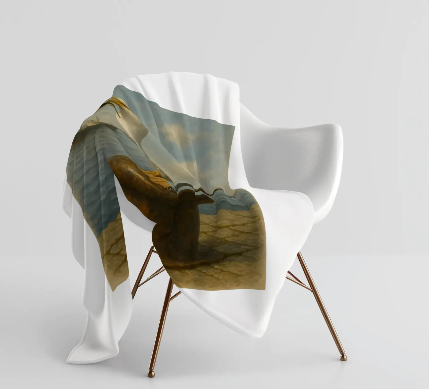 Möwe mit Sprotte coperta in pile da Fies&Fein