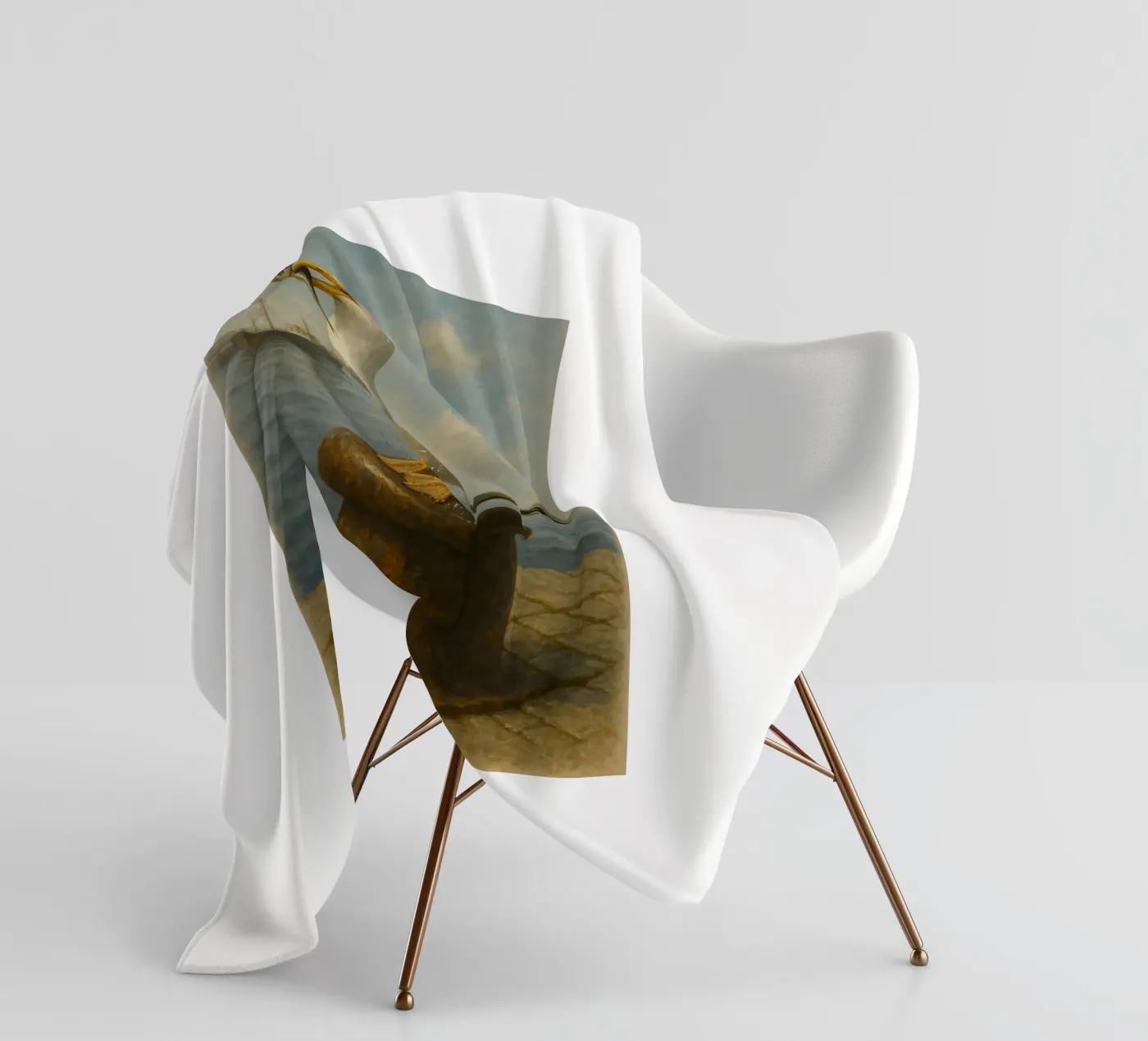 Möwe mit Sprotte coperta in pile da Fies&Fein