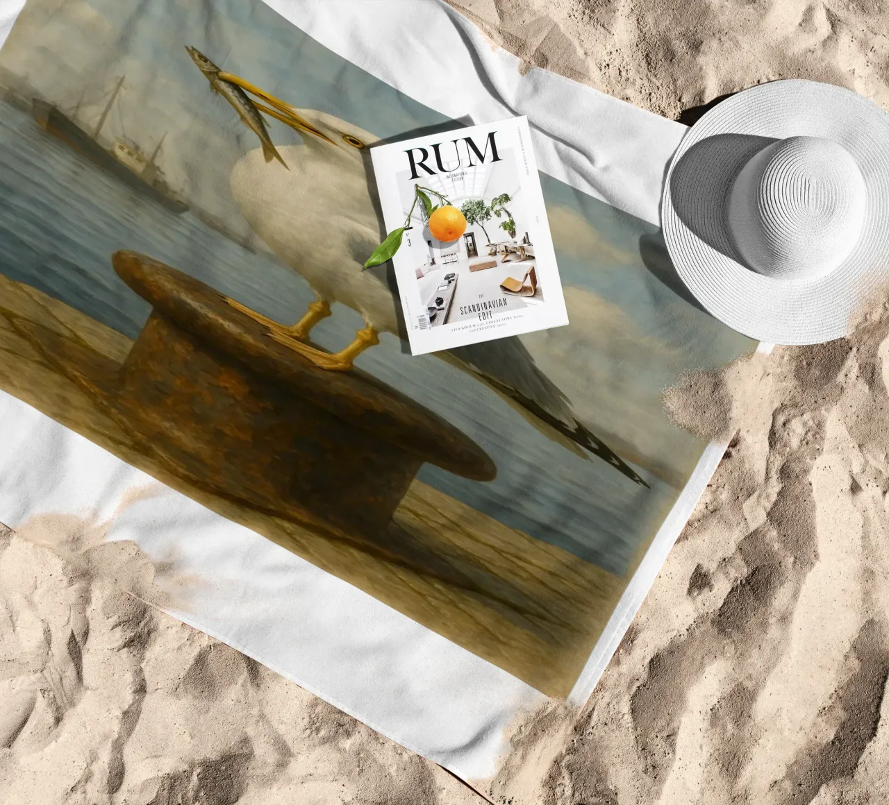 Möwe mit Sprotte telo mare da Fies&Fein