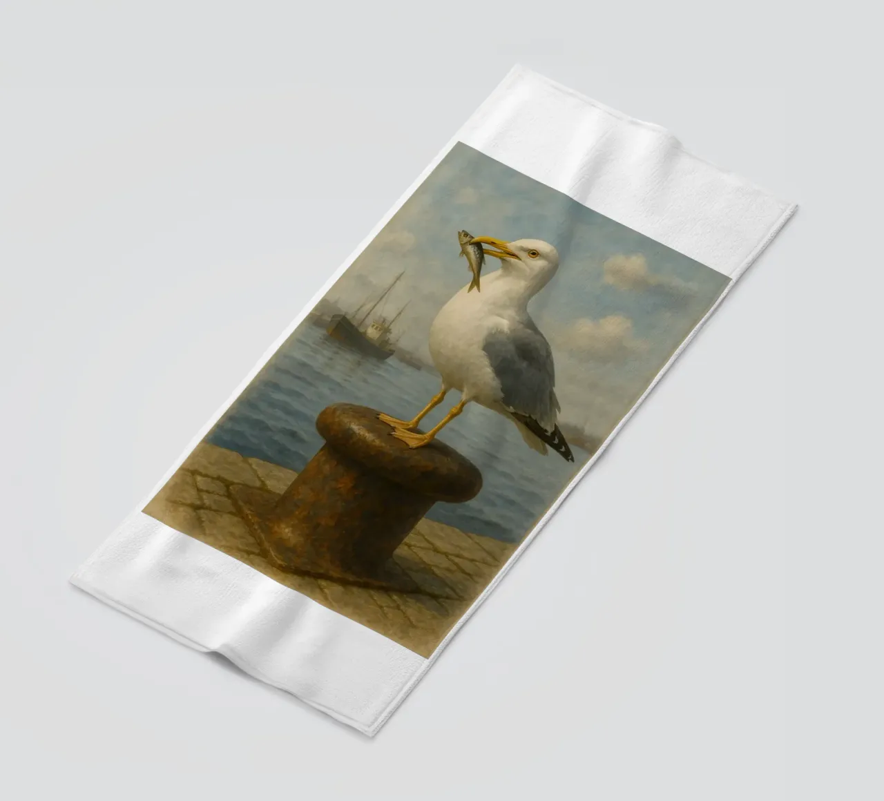 Möwe mit Sprotte telo mare da Fies&Fein