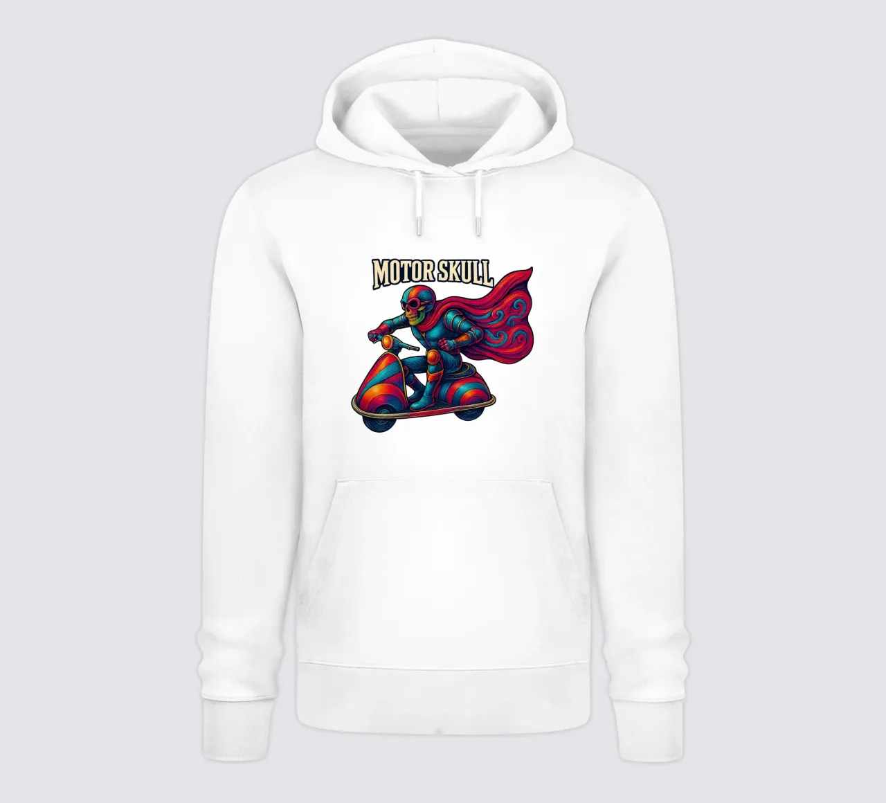 MOTOR SKULL felpa con cappuccio da Vintage Van Gogh
