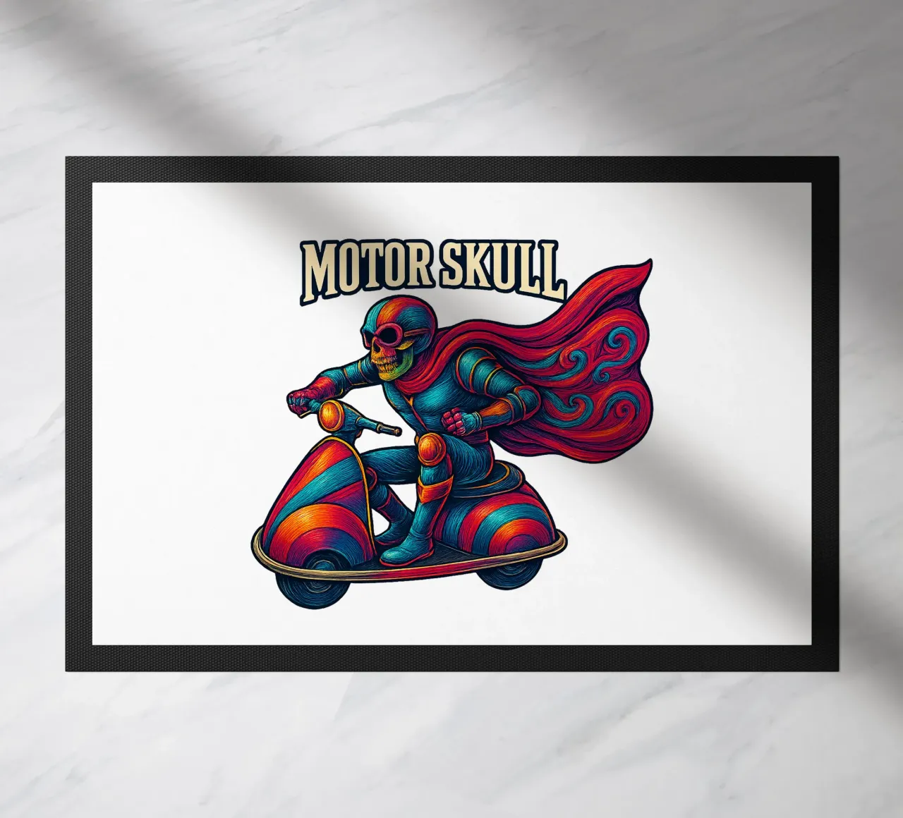 MOTOR SKULL zerbino da Vintage Van Gogh