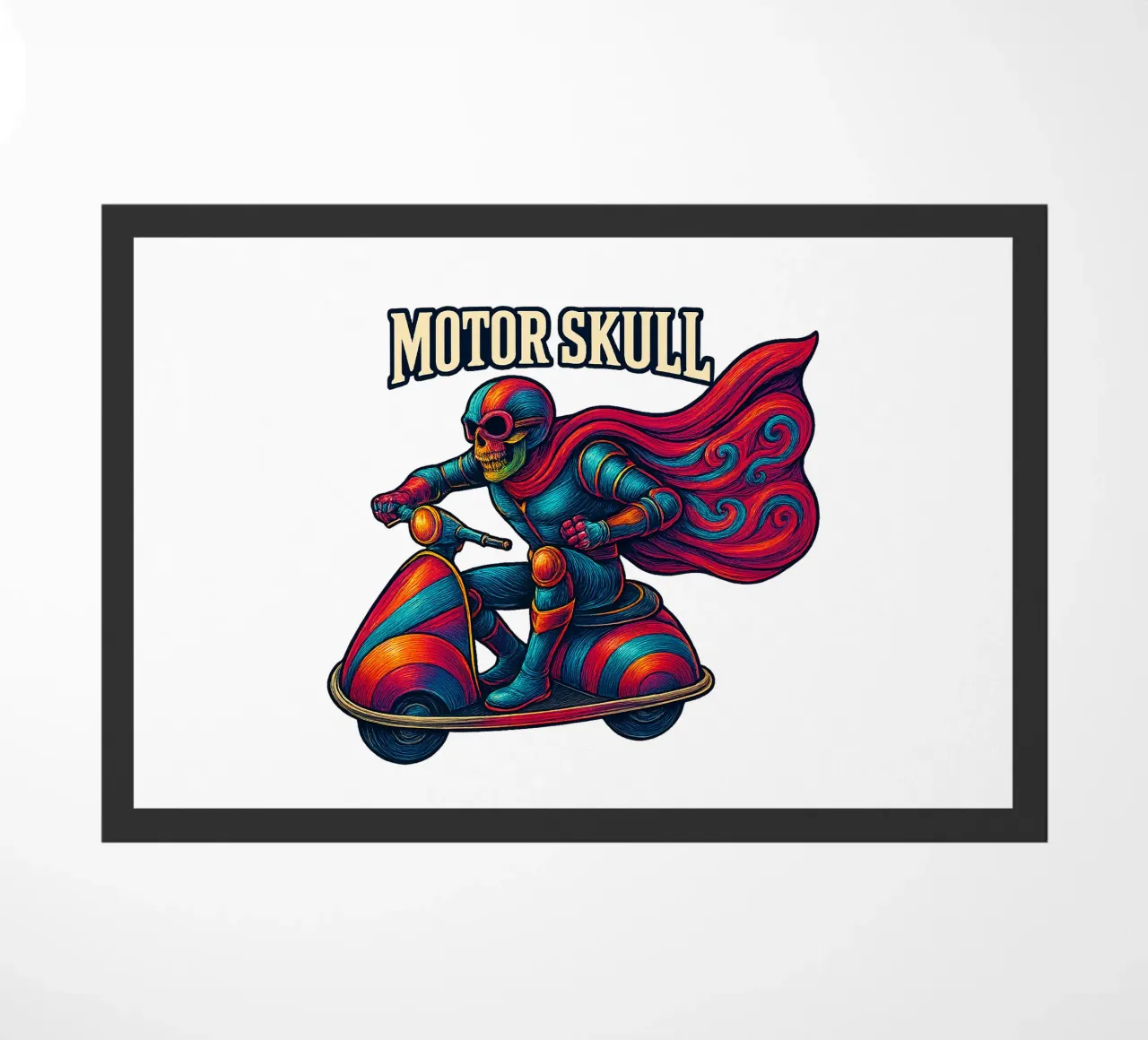 MOTOR SKULL zerbino da Vintage Van Gogh