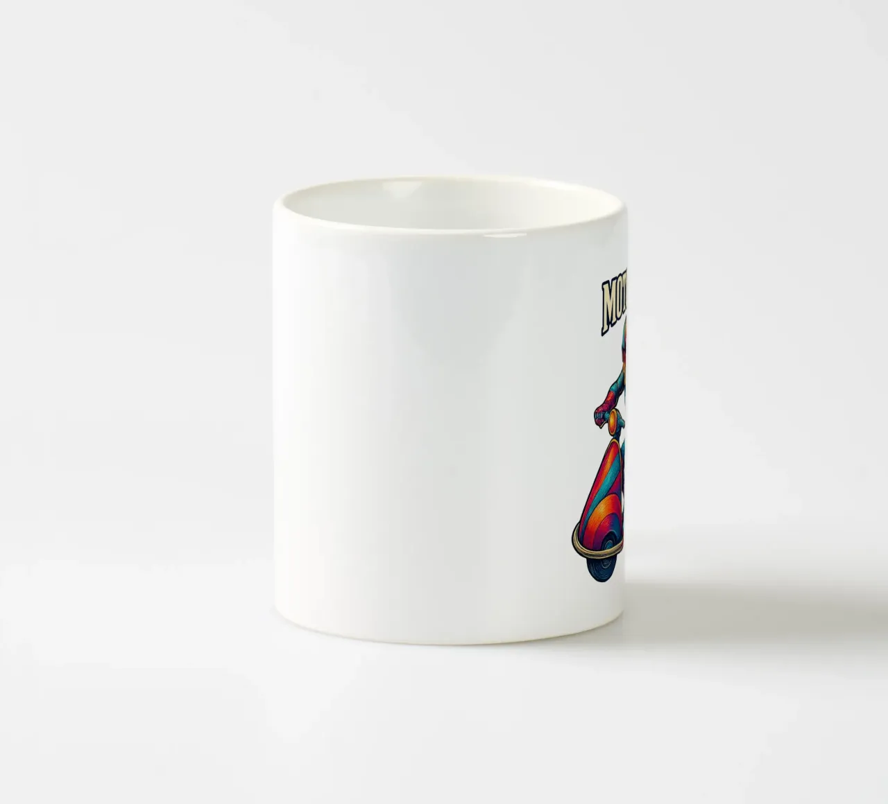 MOTOR SKULL tazza in ceramica da Vintage Van Gogh