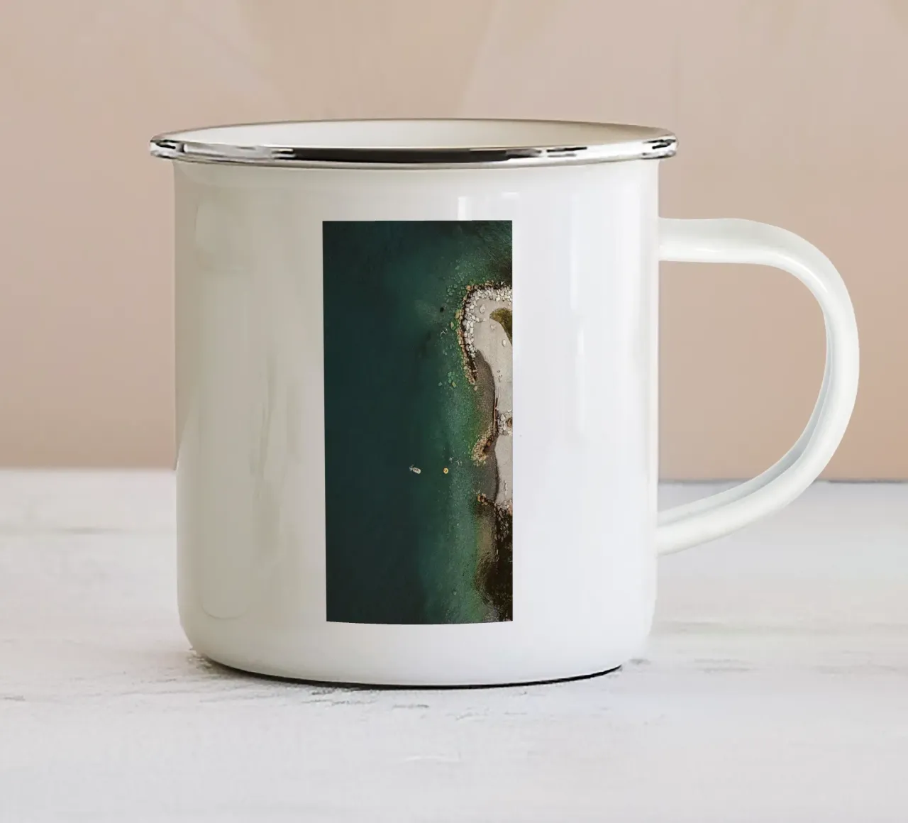 blue coast tazza in smalto da carsa