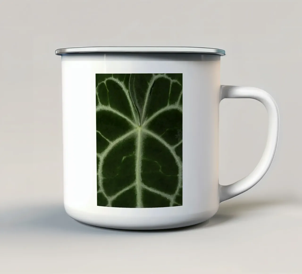the leaf bone tazza in smalto da carsa