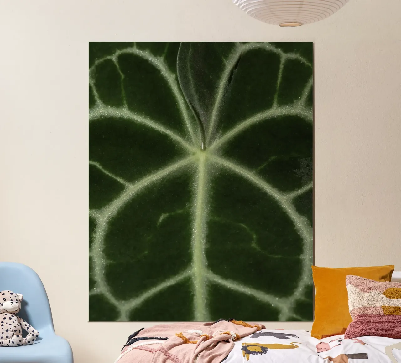 the leaf bone poster con telaio in plastica da carsa