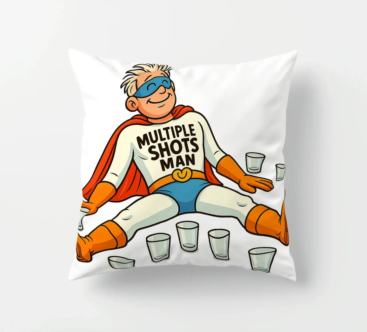 MULTIPLE SHOTS MAN cuscino da Vintage Van Gogh