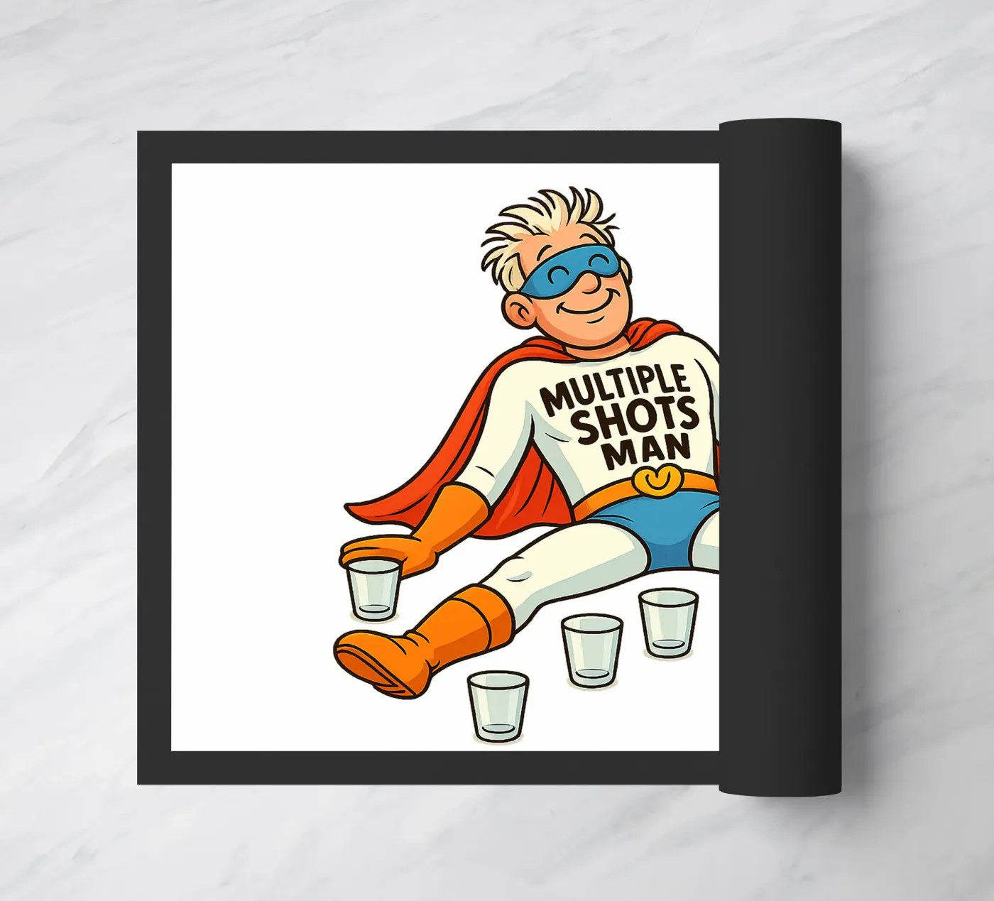 MULTIPLE SHOTS MAN zerbino da Vintage Van Gogh