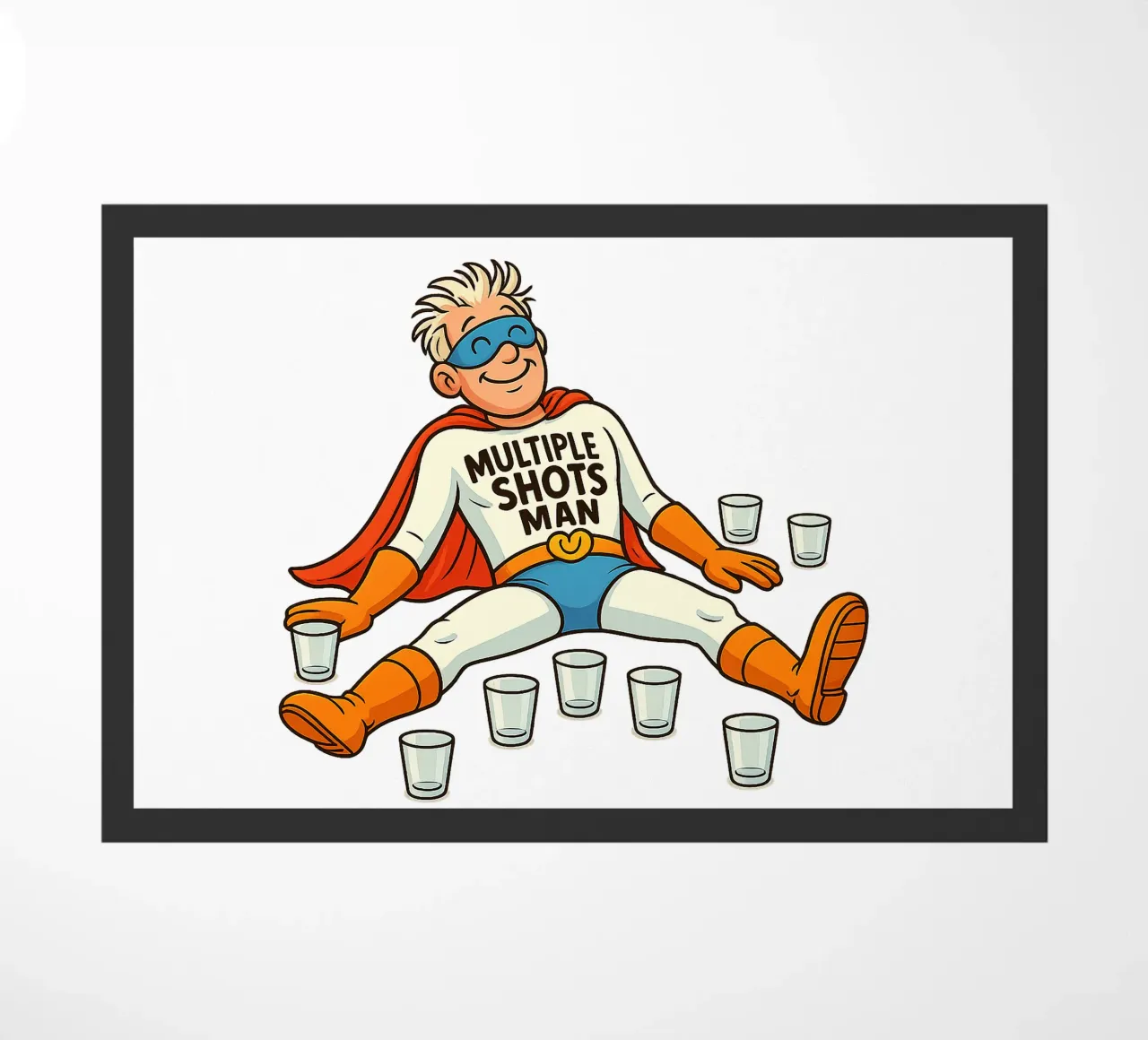 MULTIPLE SHOTS MAN zerbino da Vintage Van Gogh