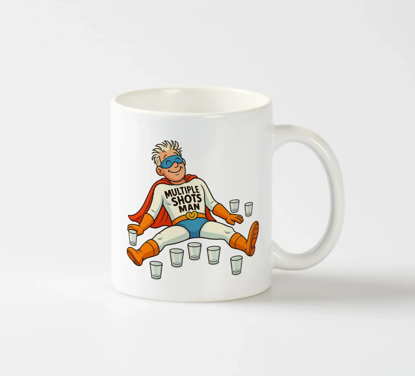 MULTIPLE SHOTS MAN tazza in ceramica da Vintage Van Gogh