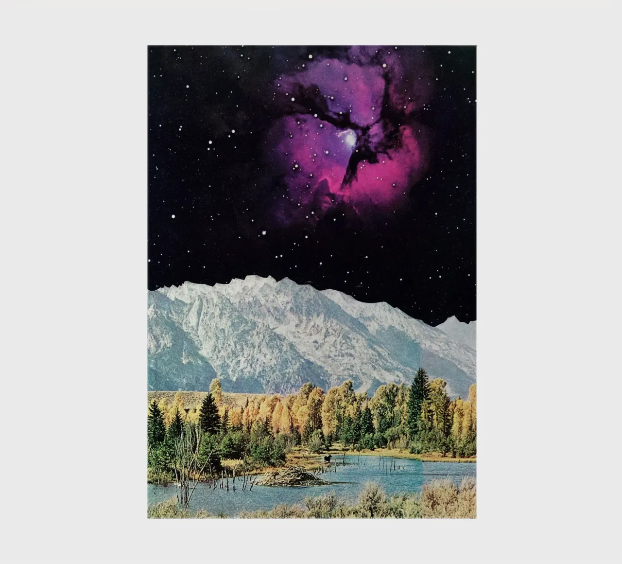 Time and Space notebook by Cassia Beck Collage
