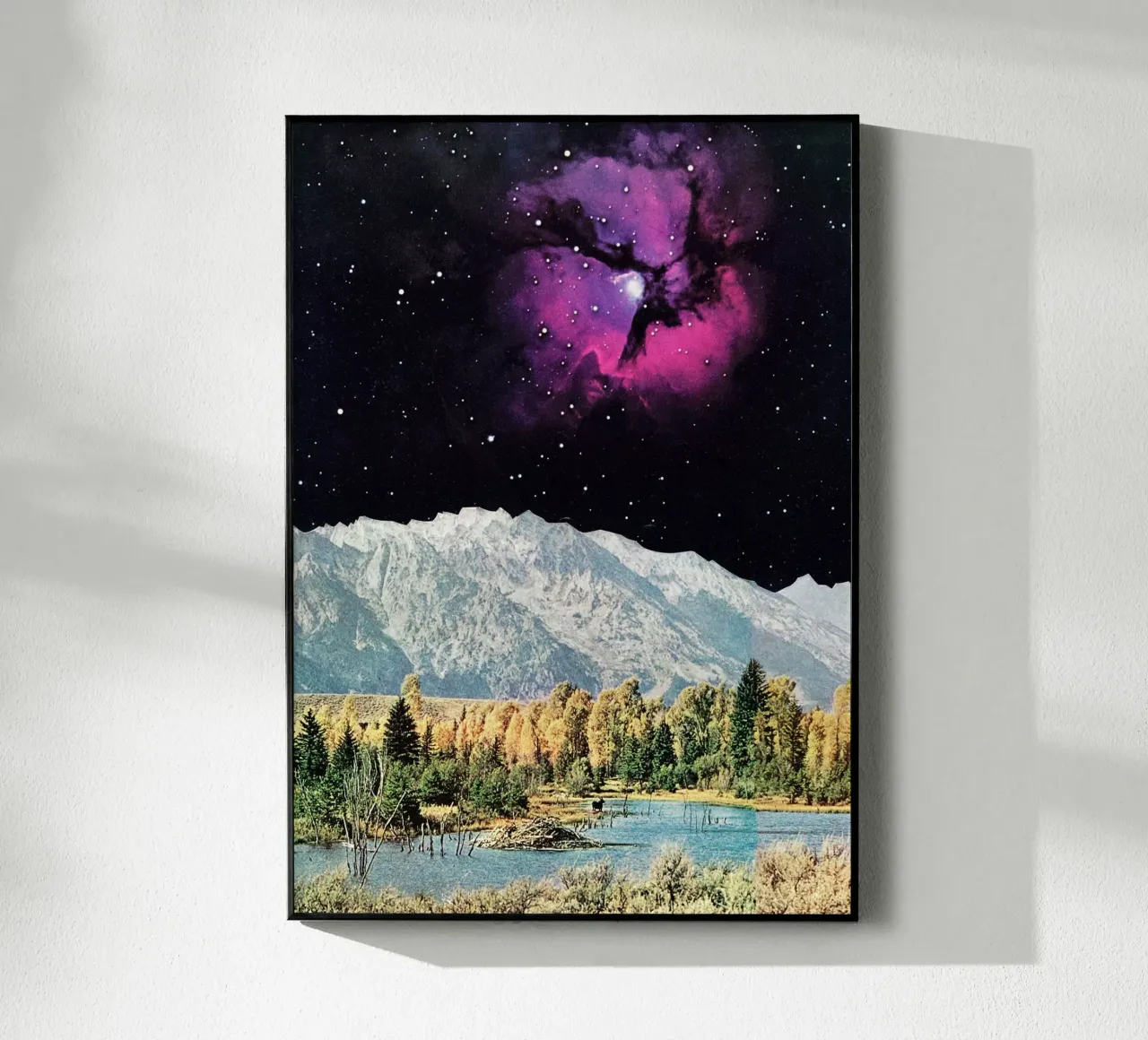 Tempo e spazio plexiglass da Cassia Beck Collage