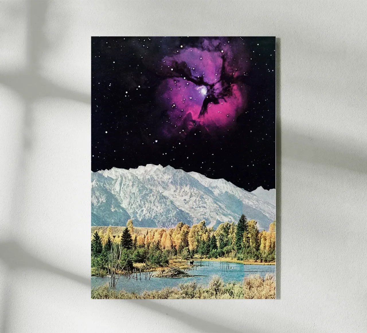 Tempo e spazio plexiglass da Cassia Beck Collage