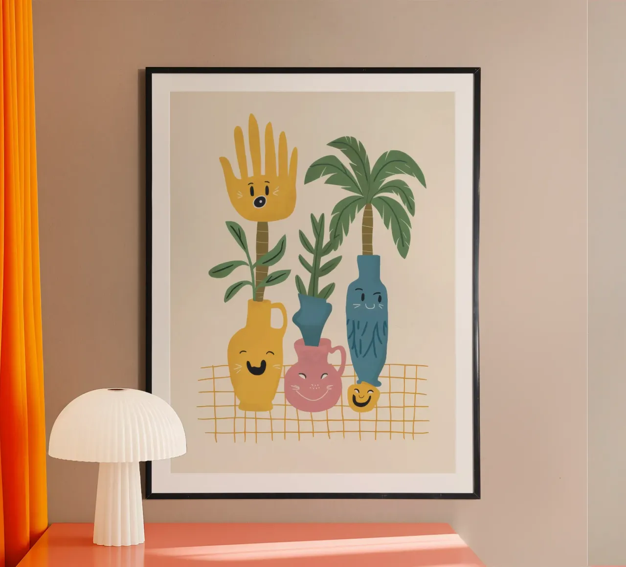 Mani di un giardiniere poster con telaio in plastica da Autumn Season