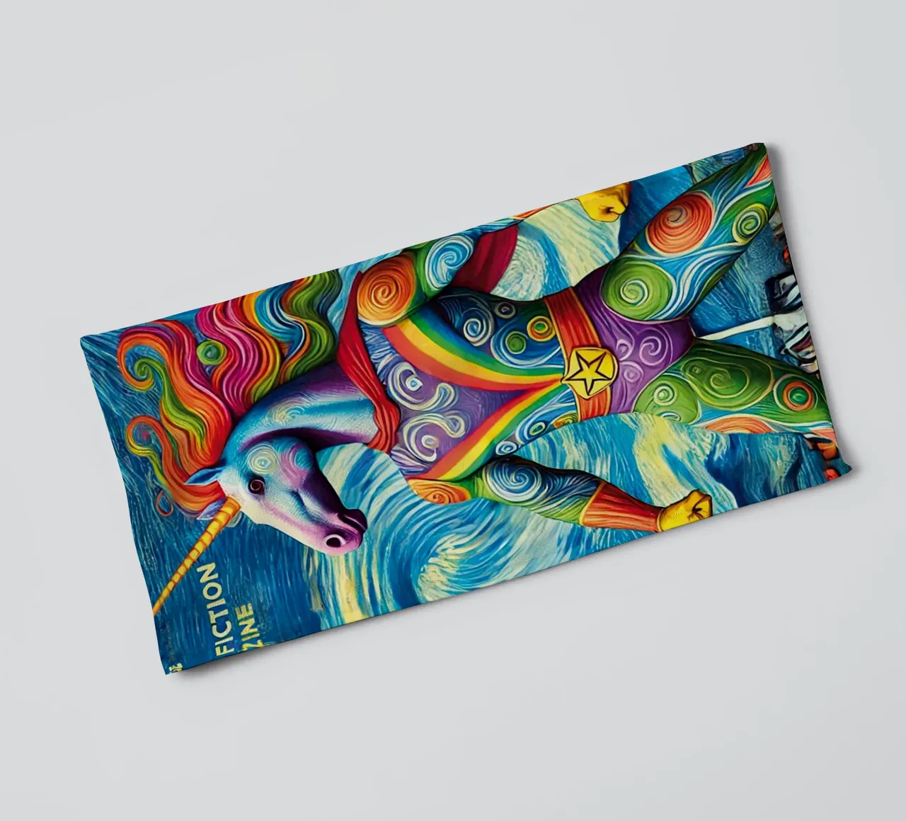RAINBOW UNICORN asciugamano da bagno da Vintage Van Gogh