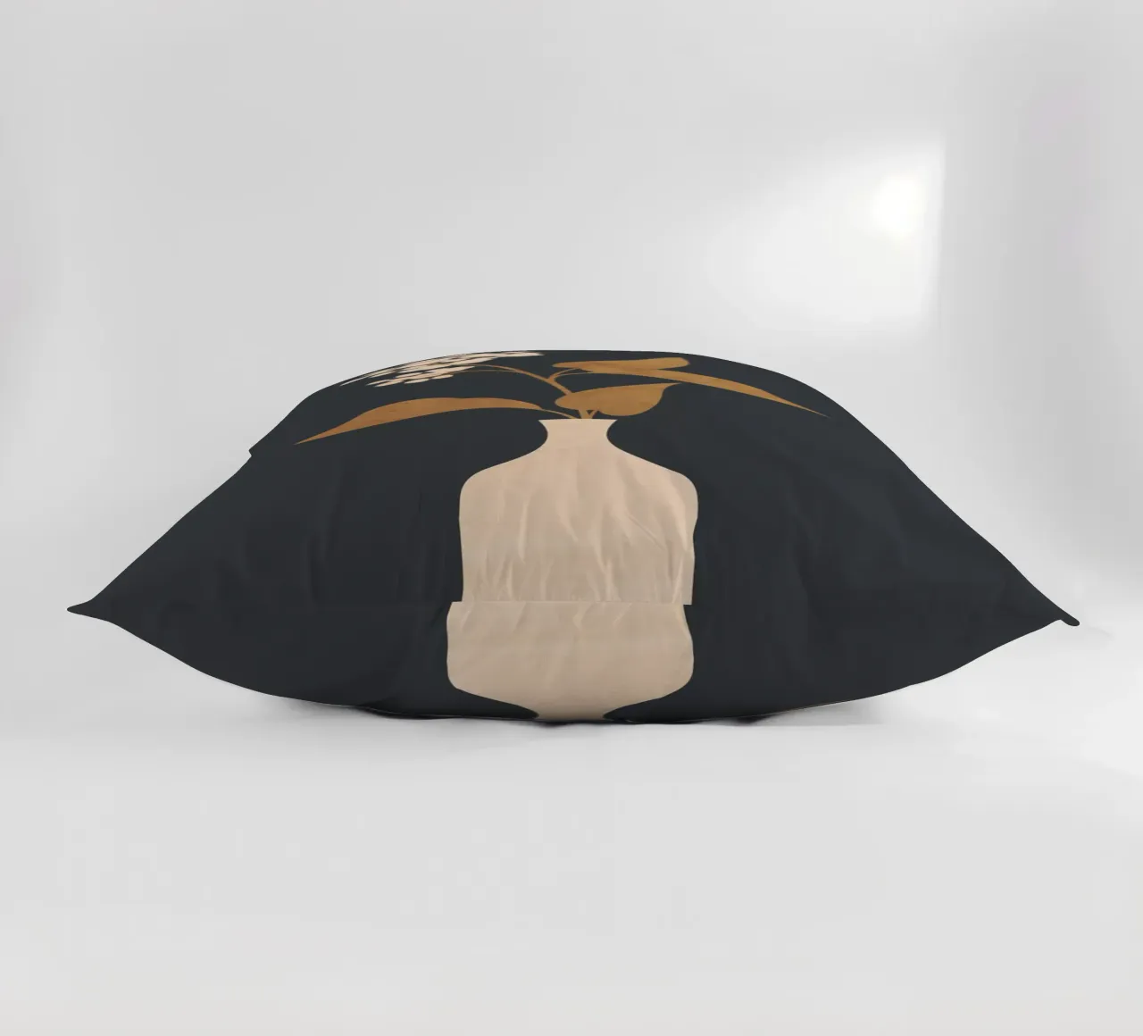 Minimal Abstract Art Vase Flower 4 cuscino da ThingDesign