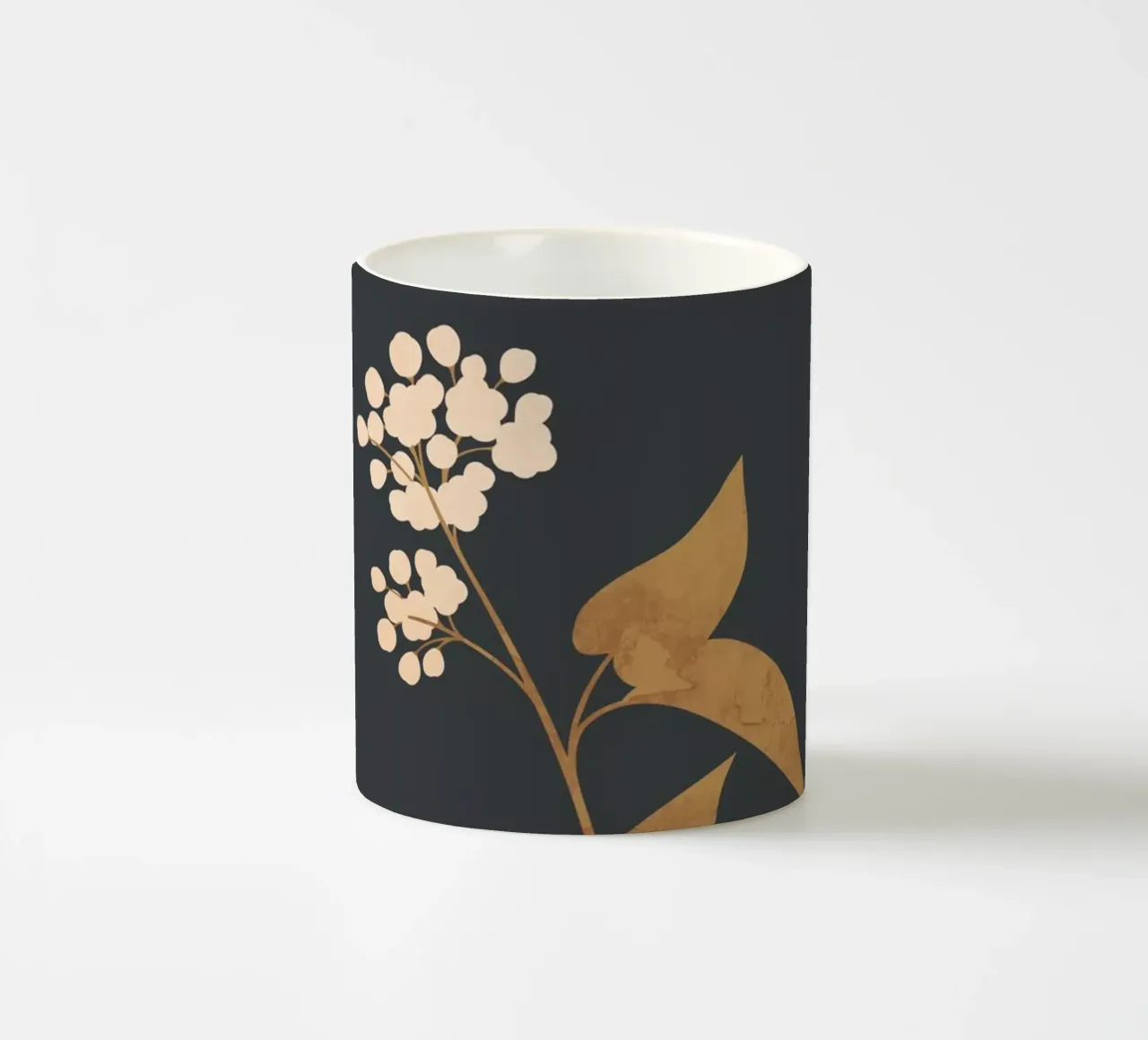 Minimal Abstract Art Vase Flower 4 tazza in ceramica da ThingDesign