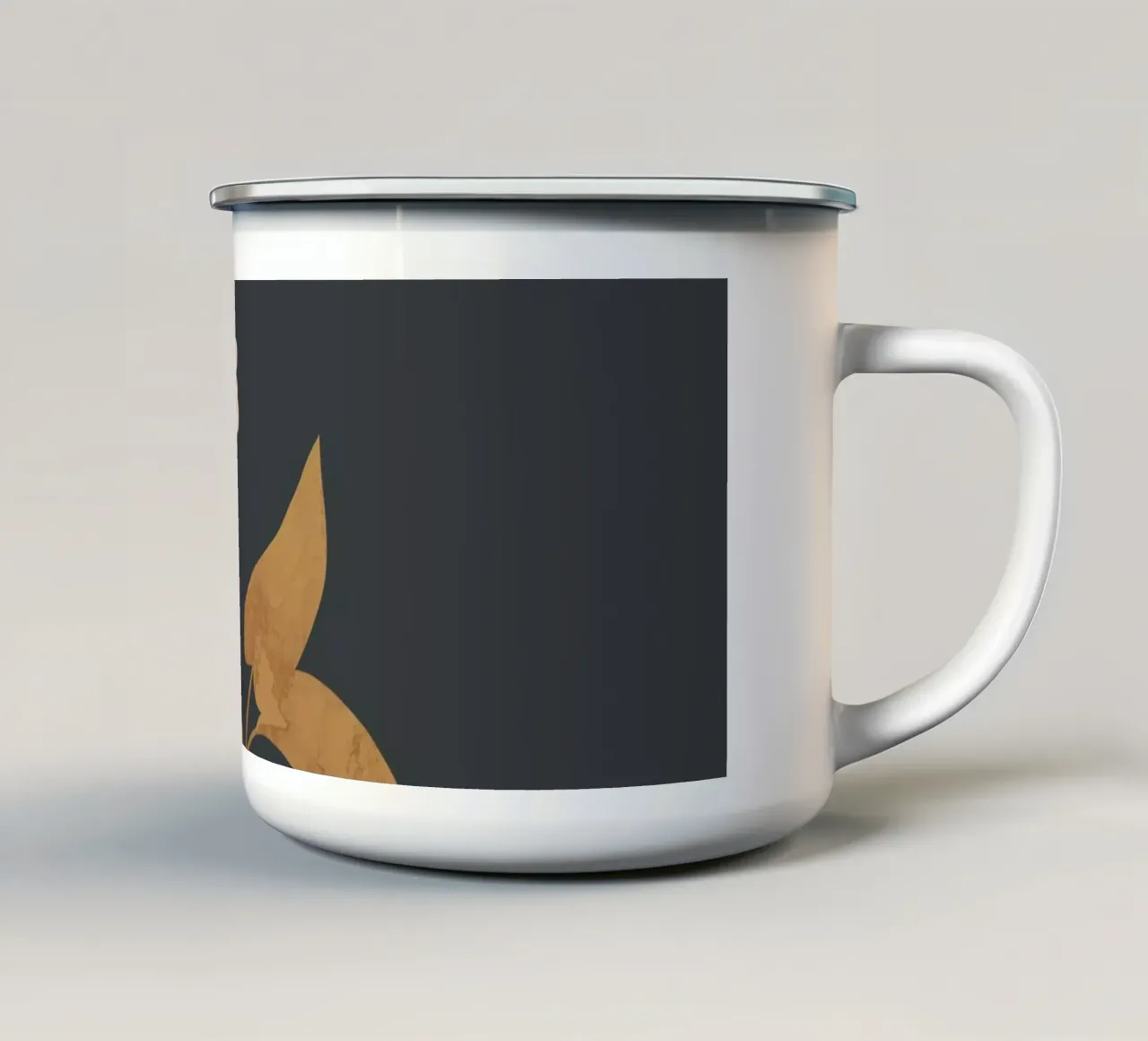 Minimal Abstract Art Vase Flower 4 tazza in smalto da ThingDesign