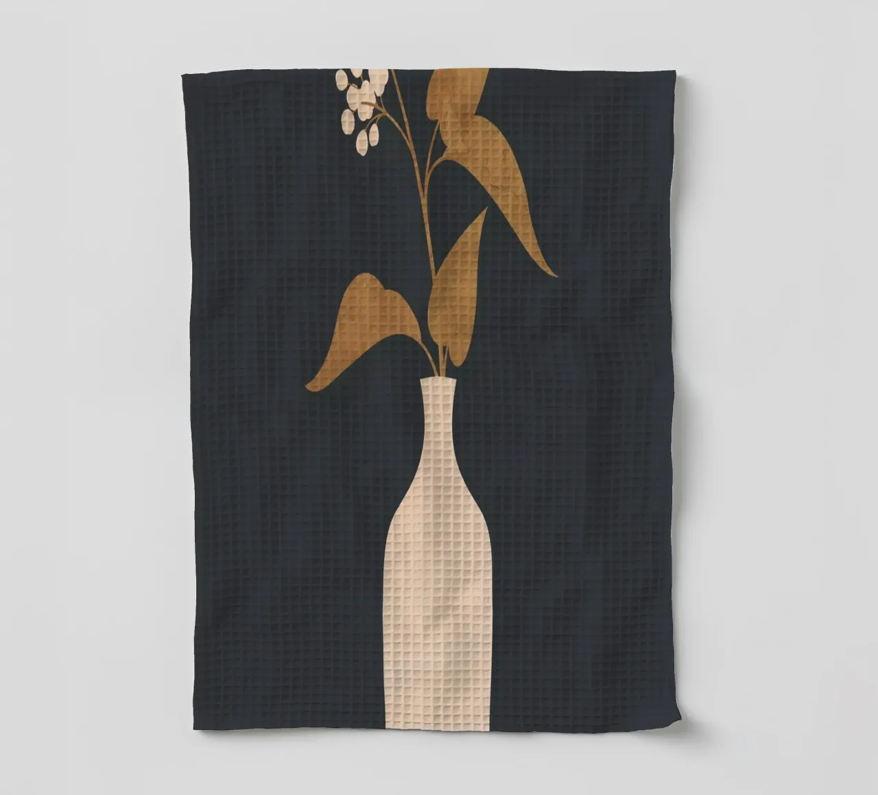 Minimal Abstract Art Vase Flower 4 canovaccio da cucina da ThingDesign