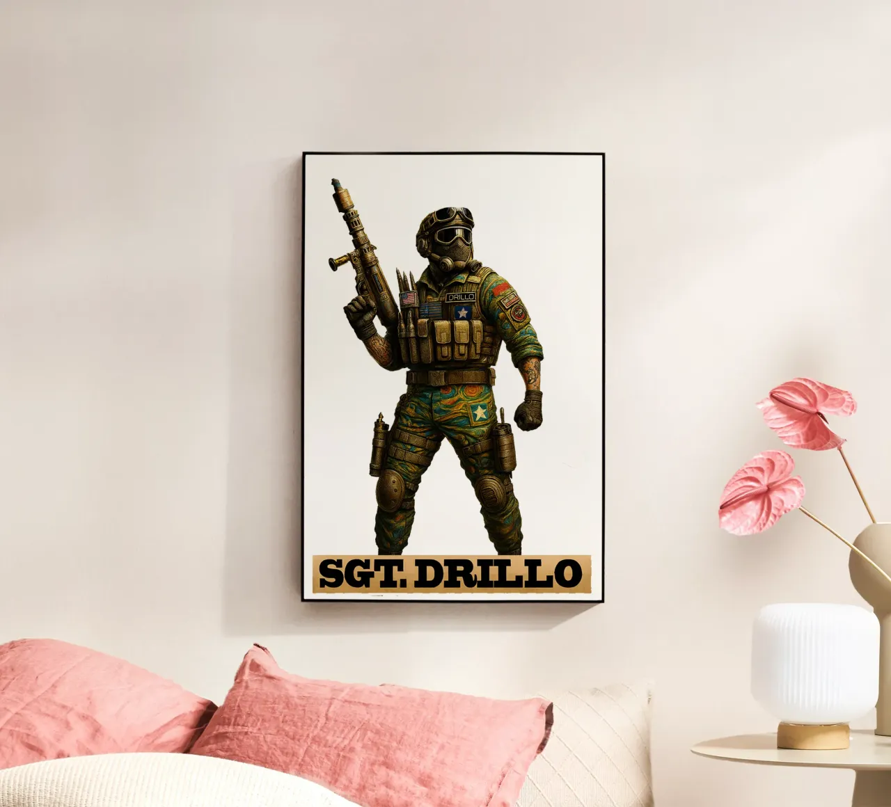 SGT DRILLO plexiglass da Vintage Van Gogh