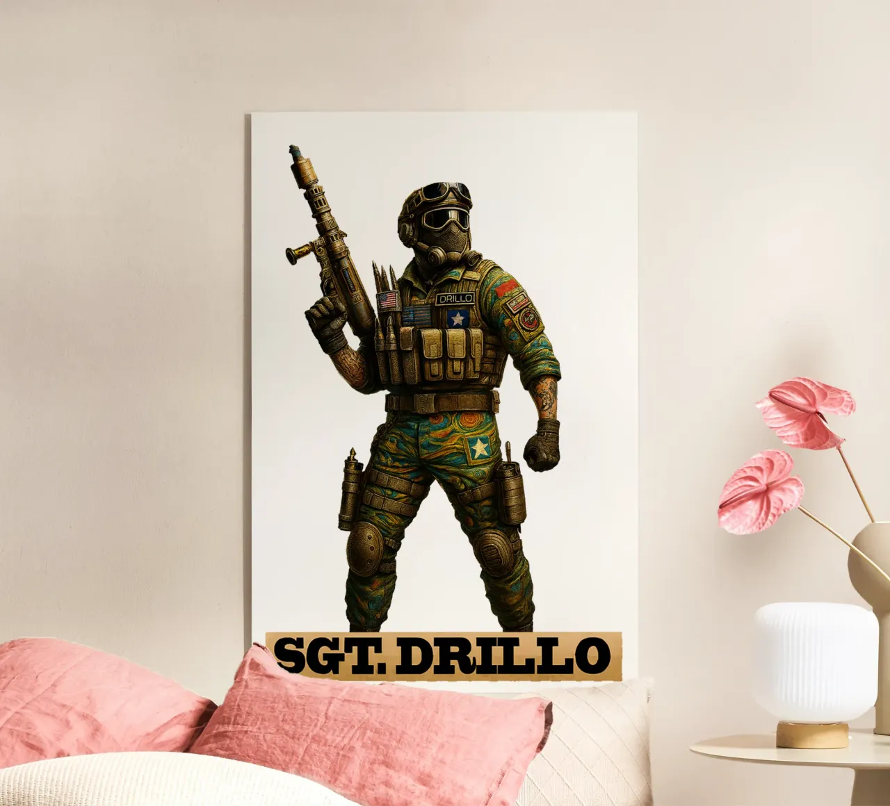 SGT DRILLO plexiglass da Vintage Van Gogh