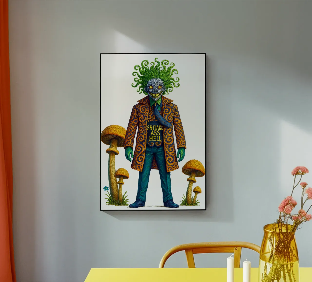 THE SHITAKO ASS HELL plexiglass da Vintage Van Gogh