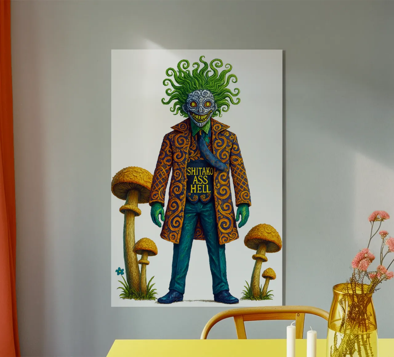 THE SHITAKO ASS HELL plexiglass da Vintage Van Gogh