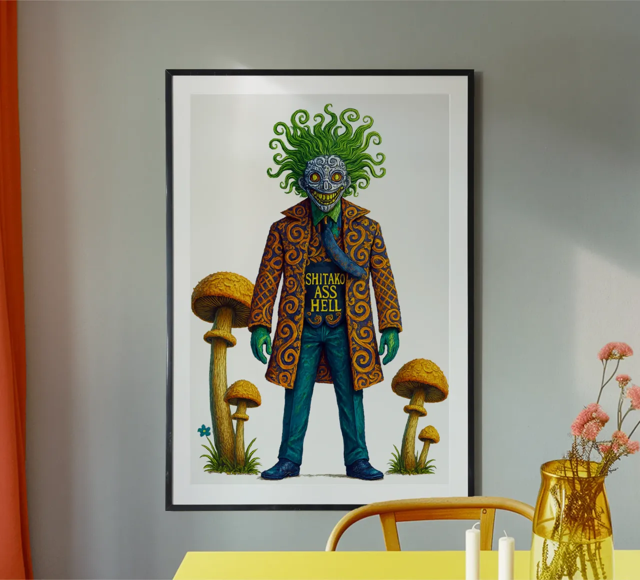 THE SHITAKO ASS HELL poster da Vintage Van Gogh