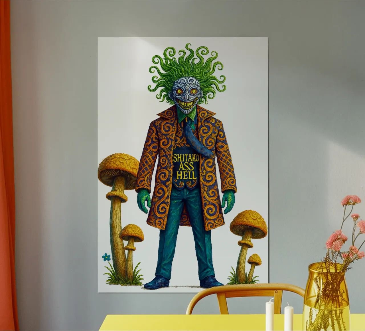 THE SHITAKO ASS HELL poster da Vintage Van Gogh