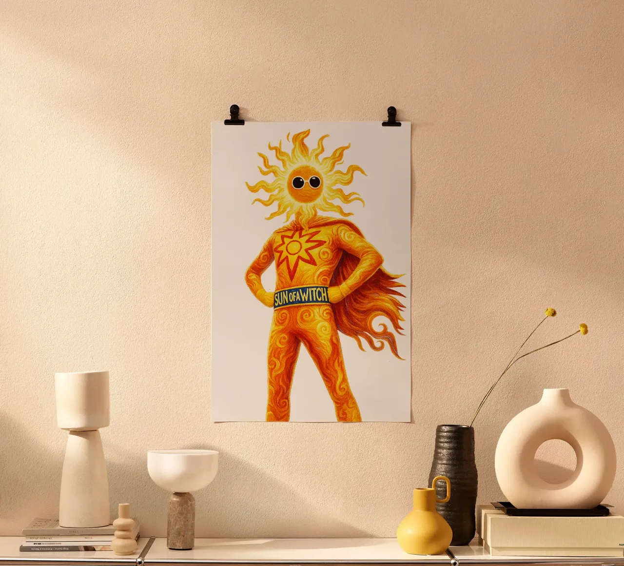 SUN OF A WITCH poster da Vintage Van Gogh