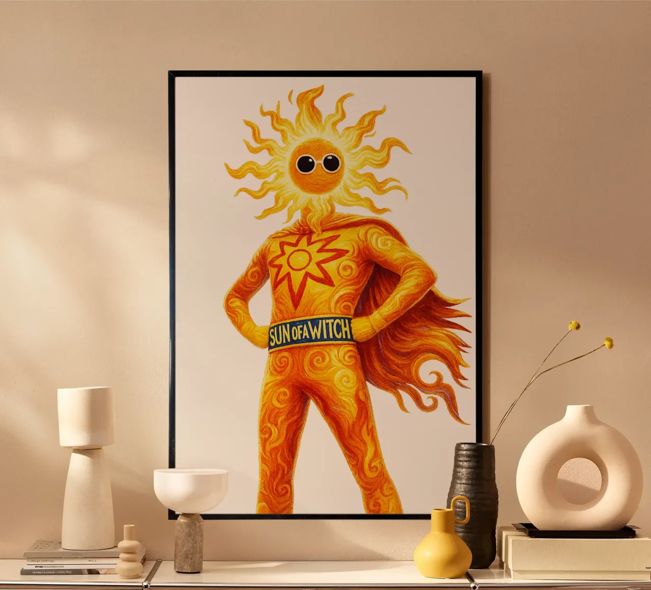 SUN OF A WITCH poster da Vintage Van Gogh