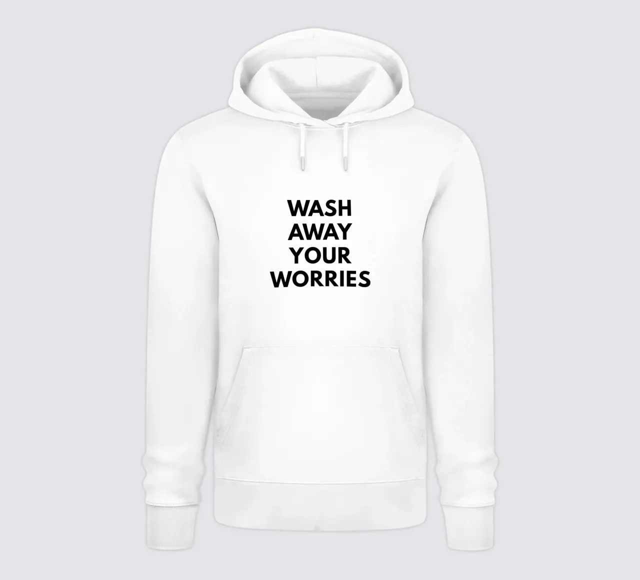 Lavare via le preoccupazioni felpa con cappuccio da Typo Designs